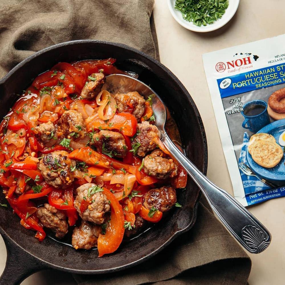 Portuguese Sausage Recipe NOH Foods of Hawaii
