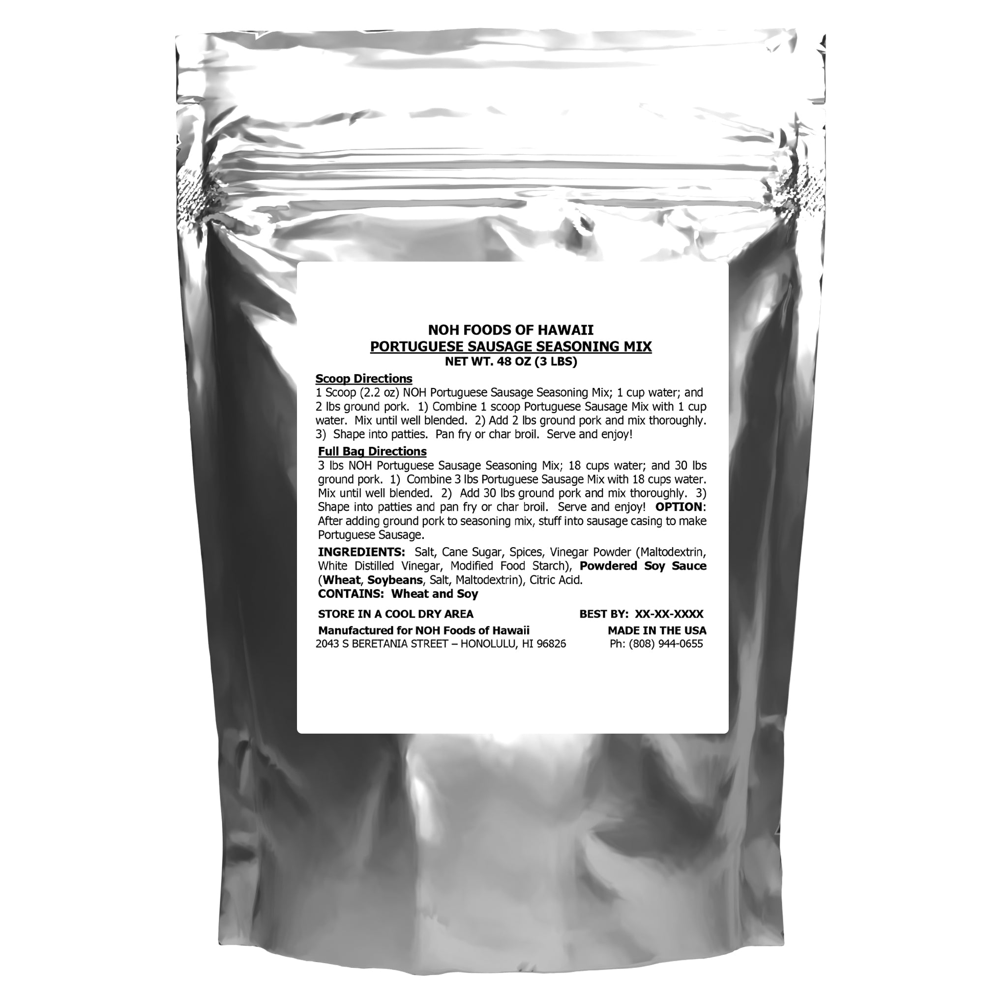 Sausage top seasoning mix