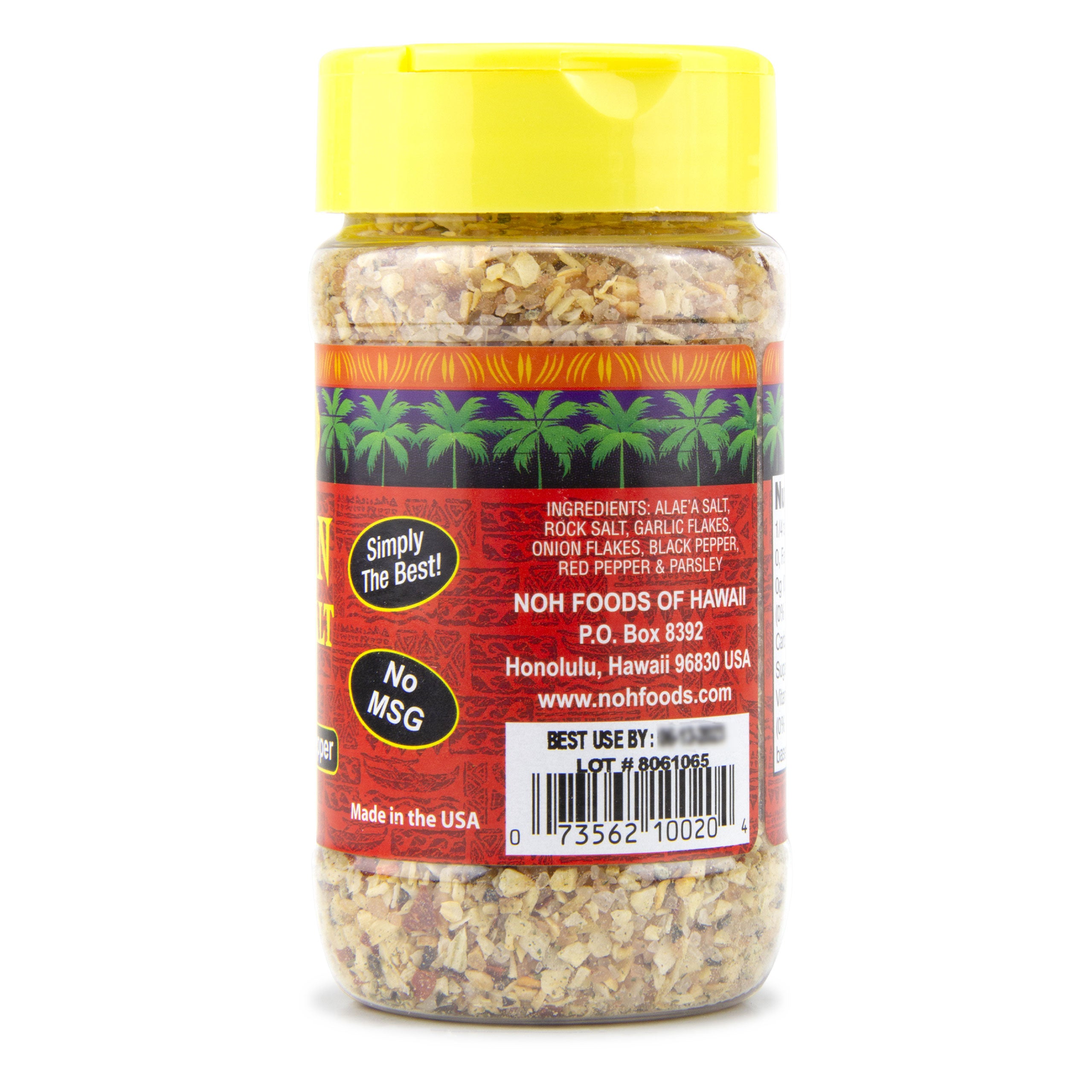 Noh Foods Of Hawaii Seasoning Salt, Garlic Herb, Hawaiian - 7 oz