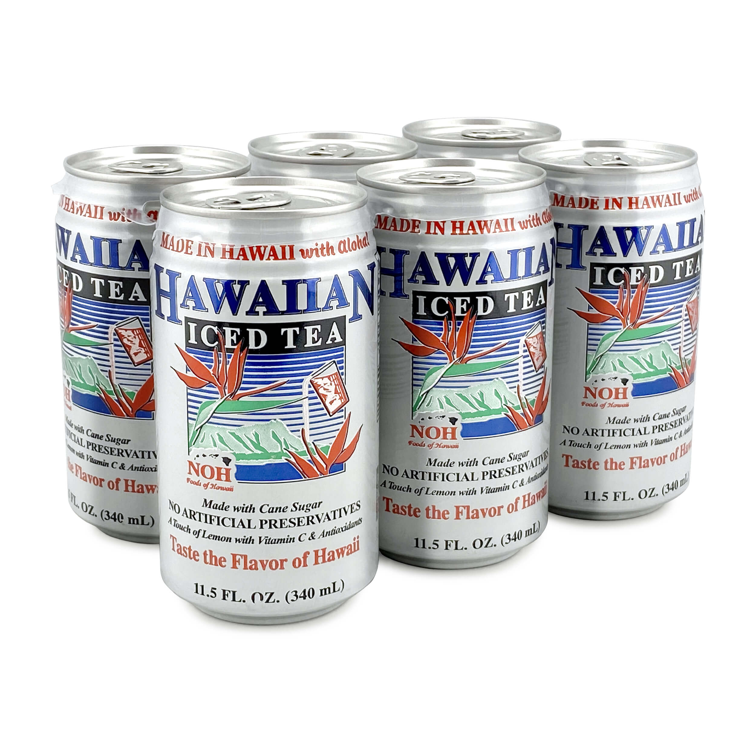 Hawaiian Iced Tea Can (6-Pack) · NOH Foods of Hawaii