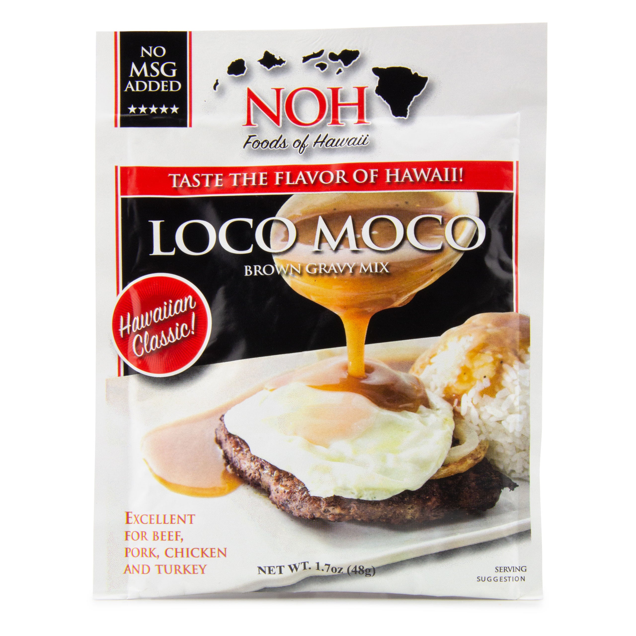 moco◎ Hawaiian Loco Moco Brown Gravy Mix · NOH Foods of Hawaii