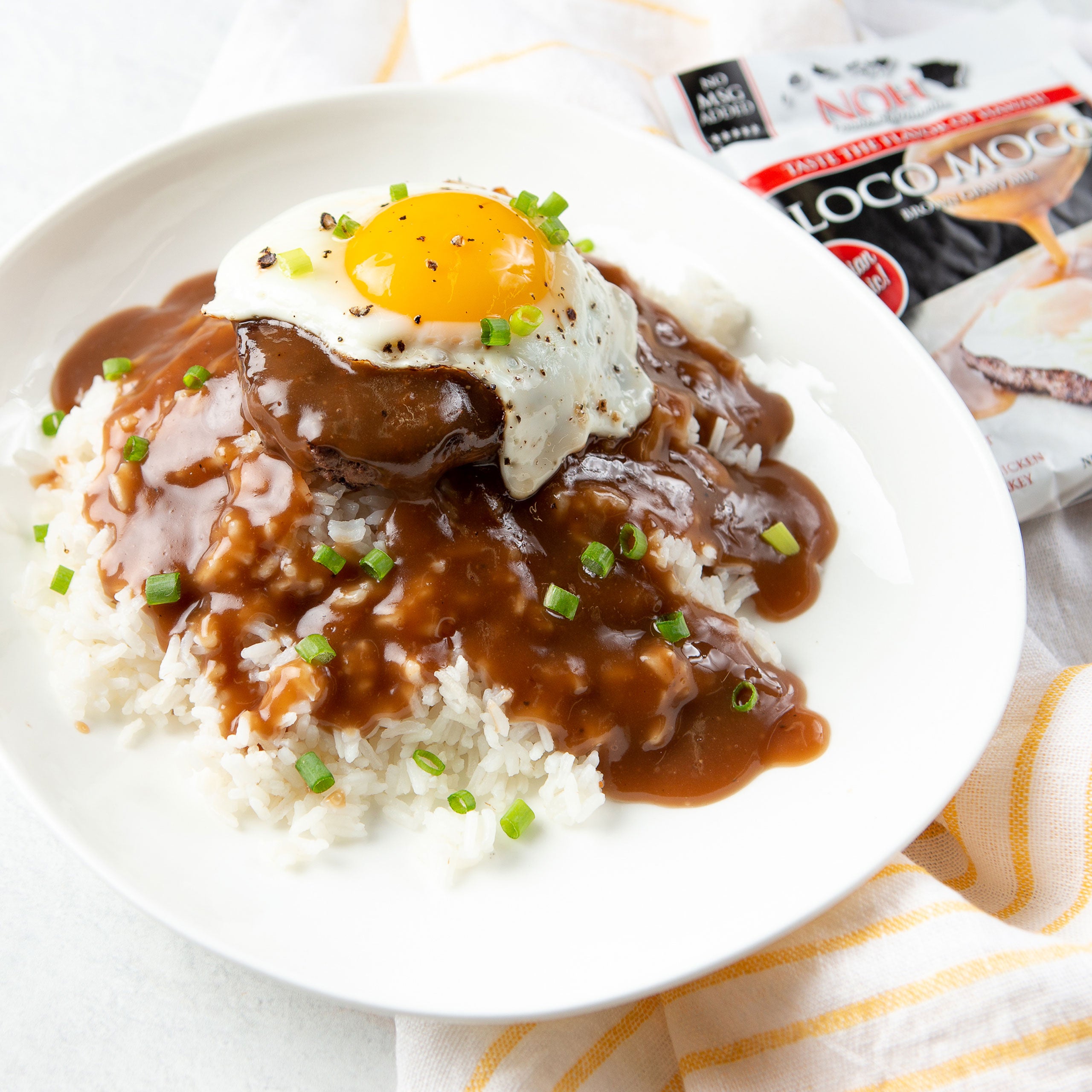 Hawaiian Loco Moco Brown Gravy Mix NOH Foods of Hawaii
