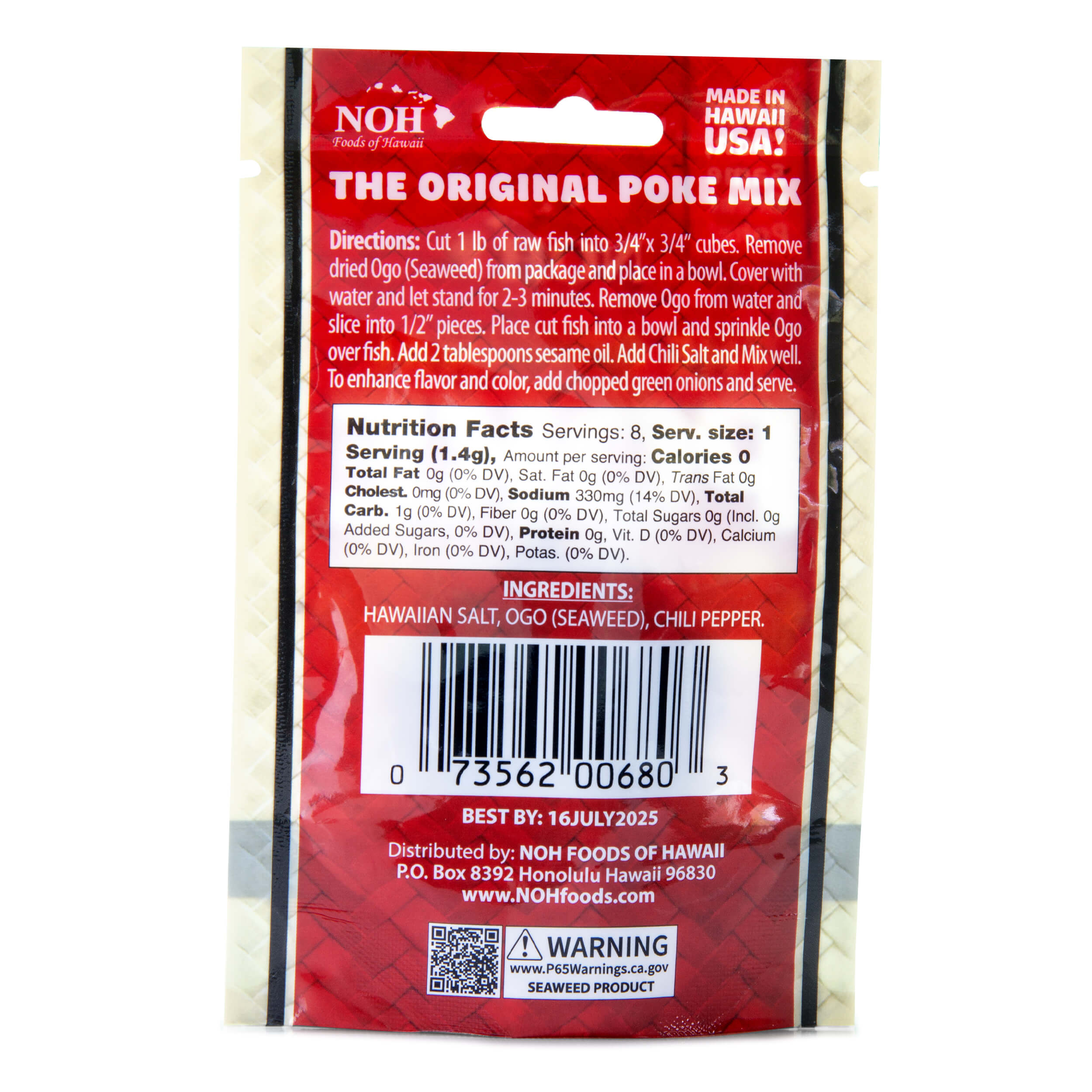 Hawaiian Poke Mix 0.4oz 