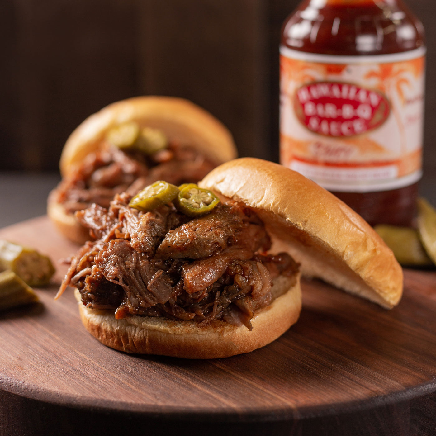 Spicy Hawaiian BBQ Sauce - Spicy Pork Sandwich